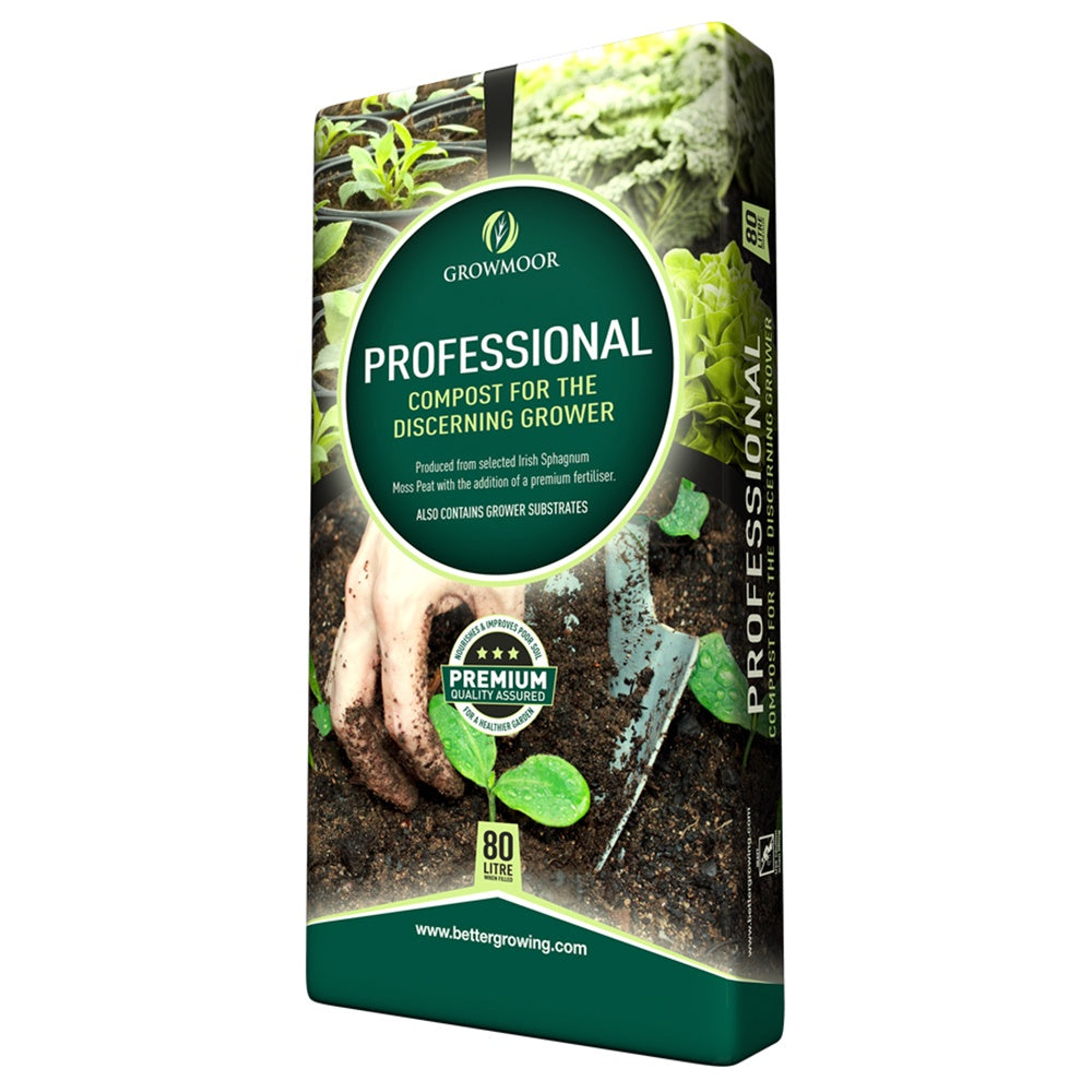 Growmoor Professional Compost 80ltr DeWaldens Garden Centre