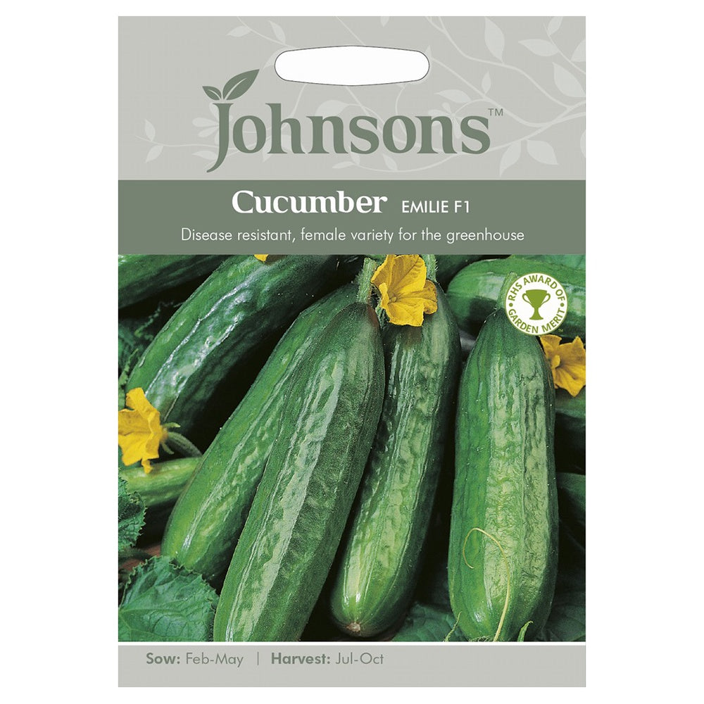 Johnsons Cucumber Emilie F1 Seeds DeWaldens Garden Centre