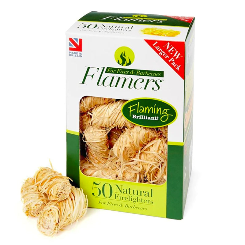 Flamers Natural Firelighters DeWaldens Garden Centre