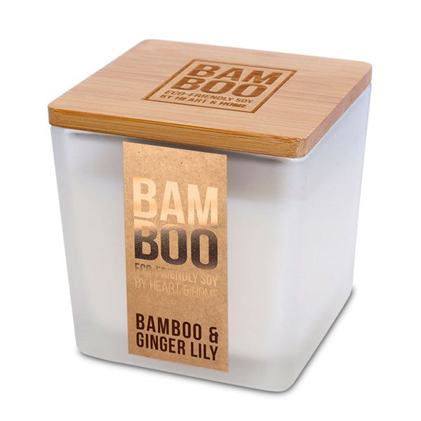 Bamboo Jar Candle - DeWaldens Garden Centre