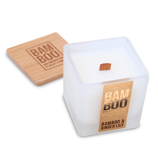 Bamboo Jar Candle - DeWaldens Garden Centre