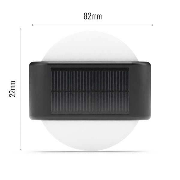 Burton Solar Wall Light (Set of 2) - DeWaldens Garden Centre