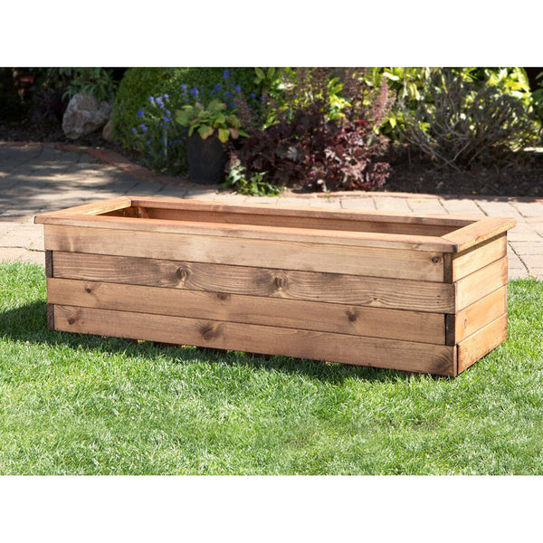 Large Wooden Trough - DeWaldens Garden Centre