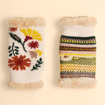 Powder Watercolour Floral Wrist Warmers - DeWaldens Garden Centre