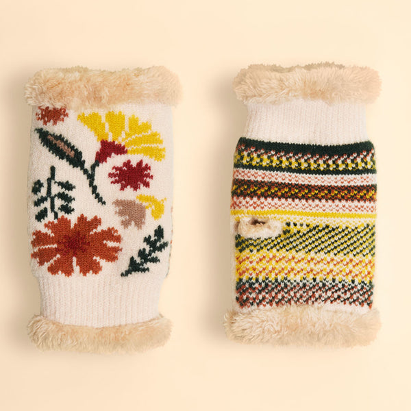 Powder Watercolour Floral Wrist Warmers - DeWaldens Garden Centre