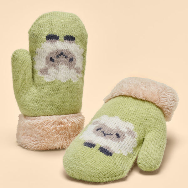 Powder Children's Knitted Mittens - DeWaldens Garden Centre