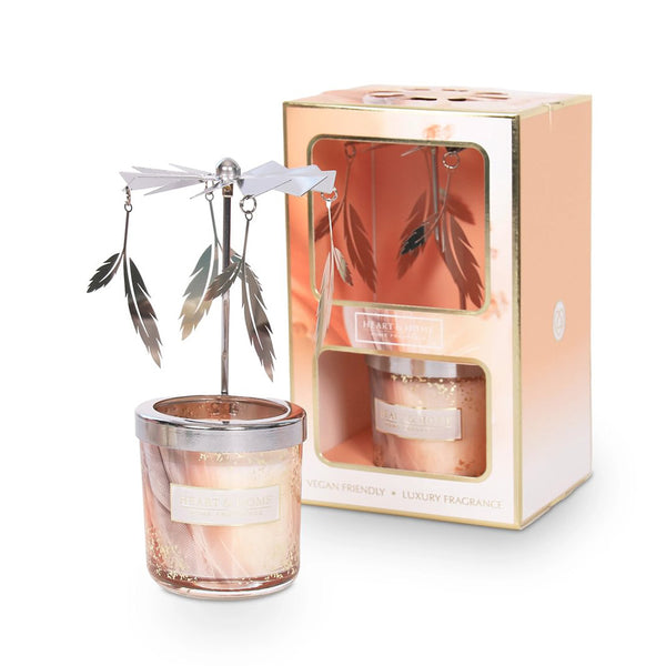 Heart & Home Mini Candle & Carousel Gift Set - DeWaldens Garden Centre