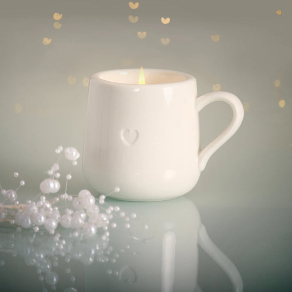 Heart & Home Mug Candle - DeWaldens Garden Centre