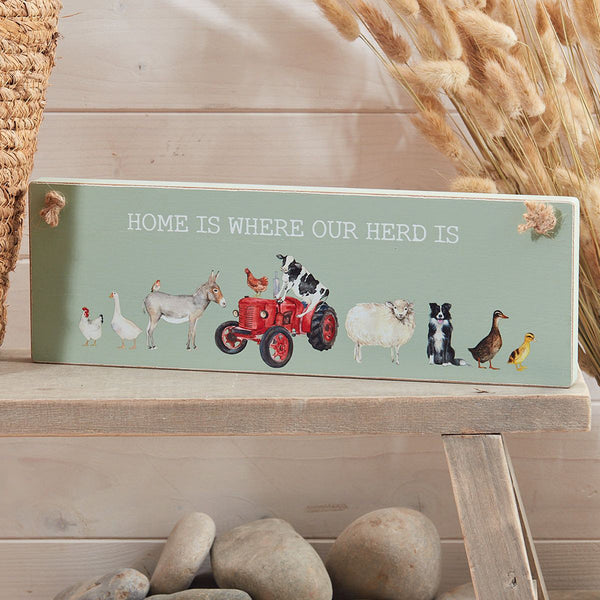 Farm Animal Herd Plaque - DeWaldens Garden Centre