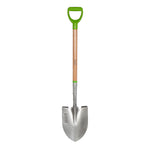 AMES Round Pointed Shovel - Carbon Steel - DeWaldens Garden Centre