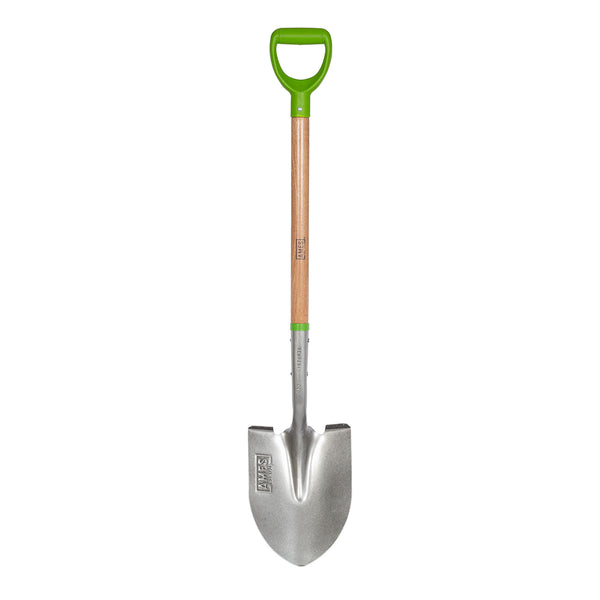 AMES Round Pointed Shovel - Carbon Steel - DeWaldens Garden Centre