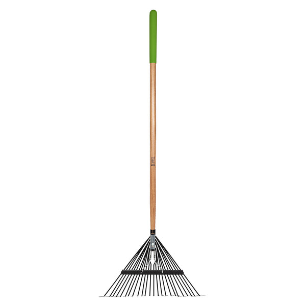 AMES Flat Tine Leaf Rake 24T - Carbon Steel - DeWaldens Garden Centre