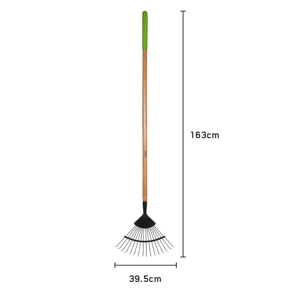 Round Leaf Rake AMES Wire Leaf Rake 16T Round - Carbon Steel – DeWaldens Garden Centre