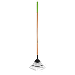AMES Wire Leaf Rake 16T Round - Carbon Steel - DeWaldens Garden Centre