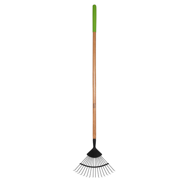 AMES Wire Leaf Rake 16T Round - Carbon Steel - DeWaldens Garden Centre