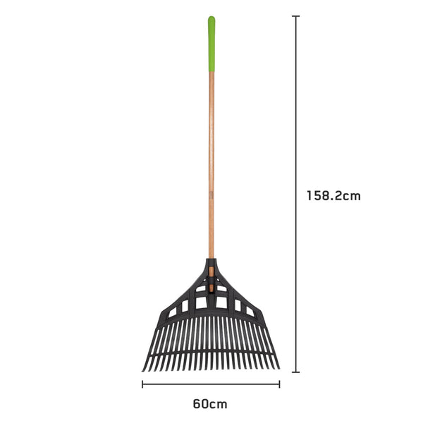 AMES. Extra Wide Leaf Rake 60cm - DeWaldens Garden Centre