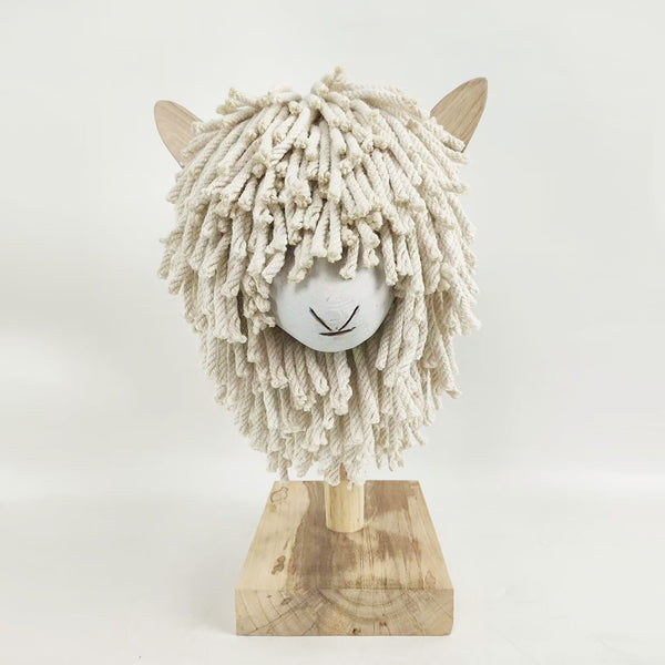 Baa-rbara Sculpture Jute Bleached - DeWaldens Garden Centre