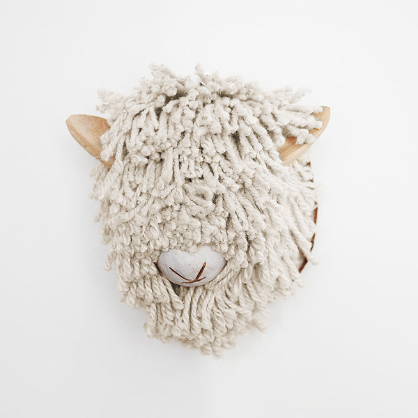 Baaarbara Mini Plaque Jute Bleached - DeWaldens Garden Centre