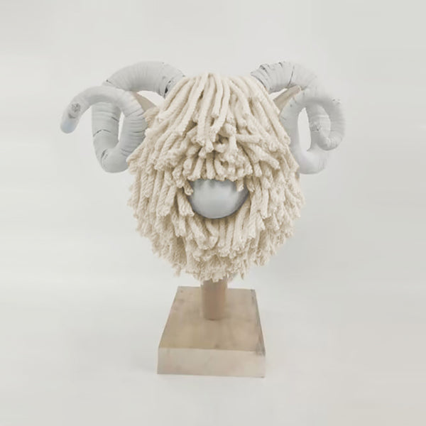 Baa-ary Sculpture Jute Bleached - DeWaldens Garden Centre