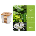 Bamboo Jar Candle - DeWaldens Garden Centre