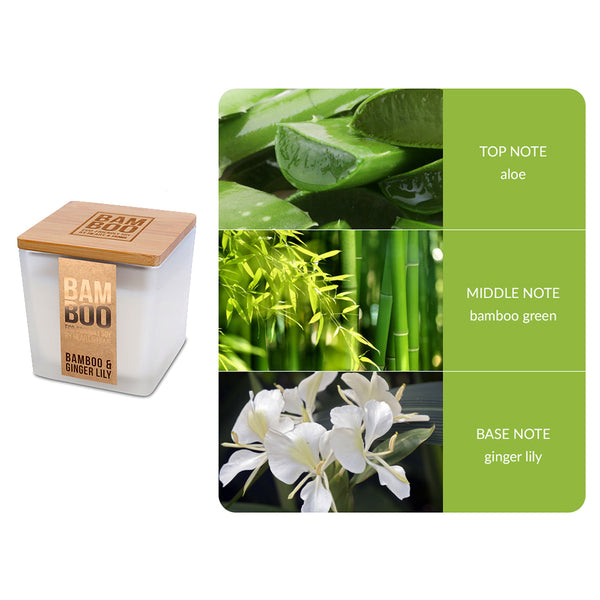 Bamboo Jar Candle - DeWaldens Garden Centre
