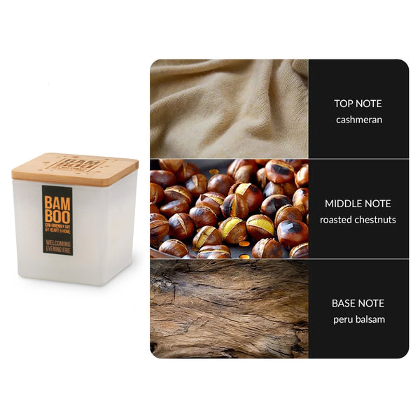 Bamboo Jar Candle - DeWaldens Garden Centre