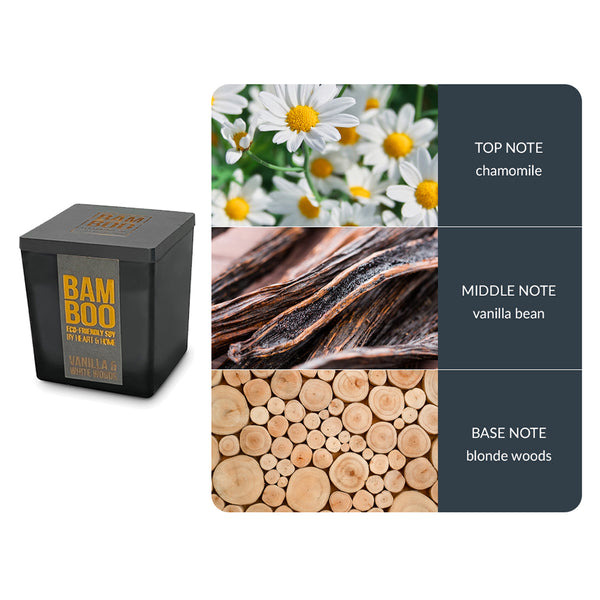 Bamboo Jar Candle - DeWaldens Garden Centre