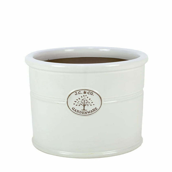 Apta JC & Co Glazed Cylinder Pot - DeWaldens Garden Centre