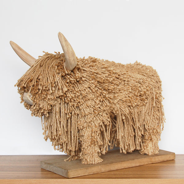 Morag Highland Cow Sculpture - DeWaldens Garden Centre