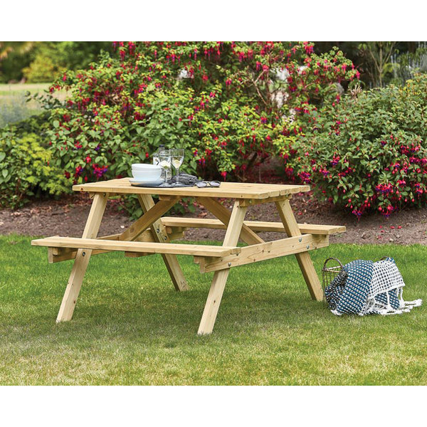 Appleton 4 Seater Picnic Bench - DeWaldens Garden Centre