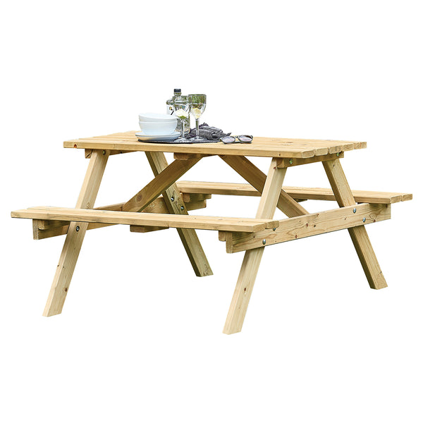 Appleton 4 Seater Picnic Bench - DeWaldens Garden Centre