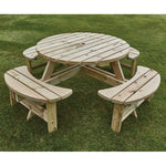 Appleton Round Picnic Bench - DeWaldens Garden Centre