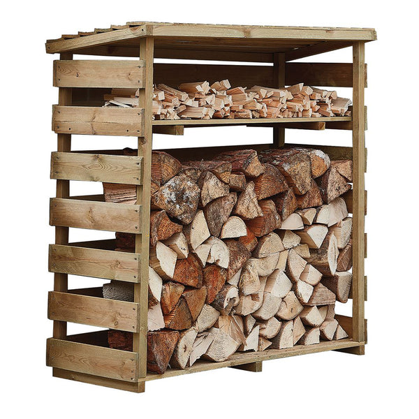 Woodshaw Log Store - DeWaldens Garden Centre