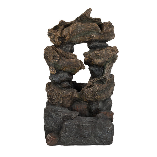 Easy Fountain Solar Day & Night Water Feature - Sherwood Falls - DeWaldens Garden Centre
