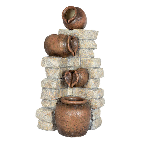 Easy Fountain Solar Day & Night Water Feature - Cotswold Pours - DeWaldens Garden Centre