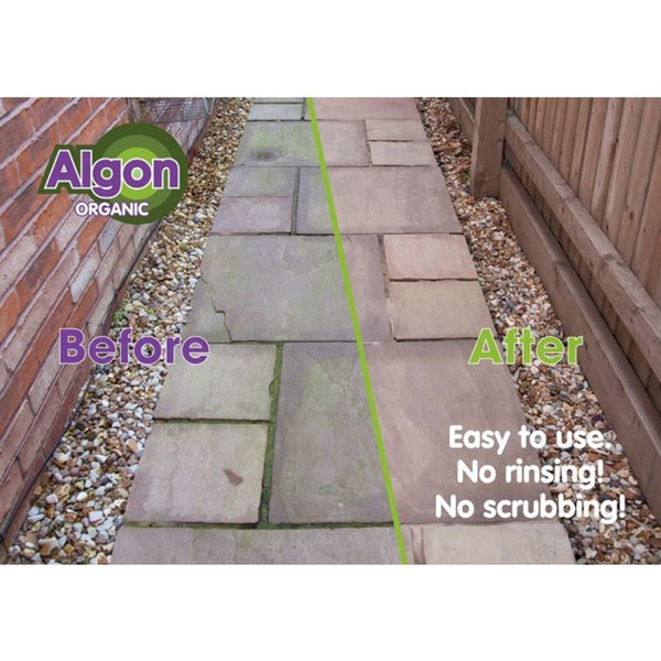 Algon Organic Path, Patio & Decking Cleaner Concentrate - 2.5ltr - DeWaldens Garden Centre
