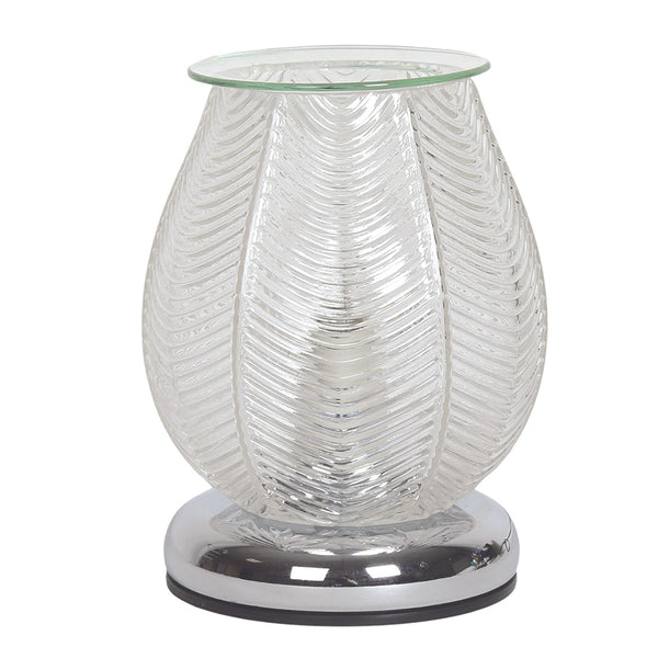 Aroma Accessories Electric Wax Touch Melter -  Ribbed Lustre - DeWaldens Garden Centre