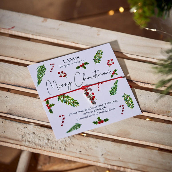 Xmas Bracelet with Card & Envelope - DeWaldens Garden Centre