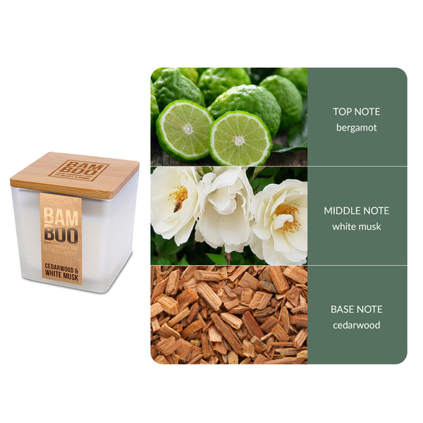 Bamboo Jar Candle - DeWaldens Garden Centre