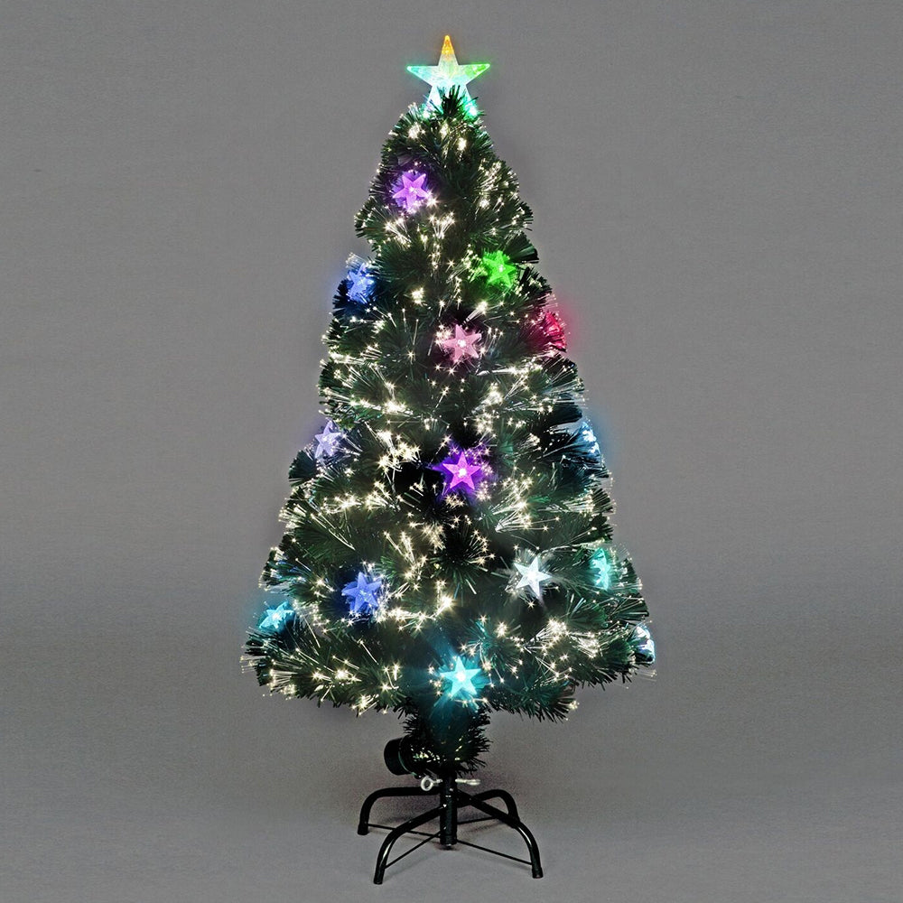 3ft christmas sales tree fibre optic
