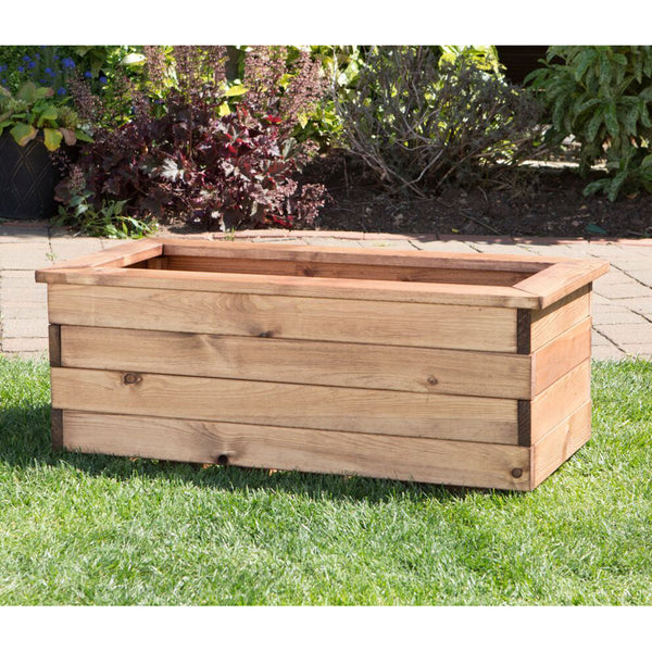 Medium Wooden Trough - DeWaldens Garden Centre