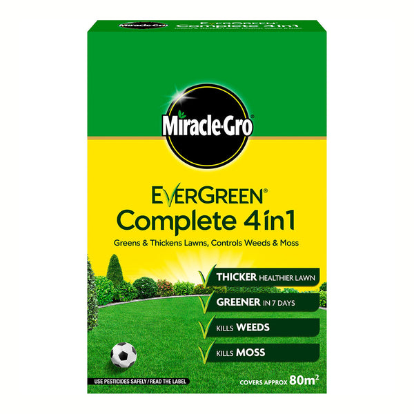 Miracle-Gro Evergreen Complete 4 in 1 Lawn Treatment - DeWaldens Garden Centre