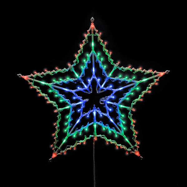 Festive LED Window Light Star - 100 LEDs - DeWaldens Garden Centre