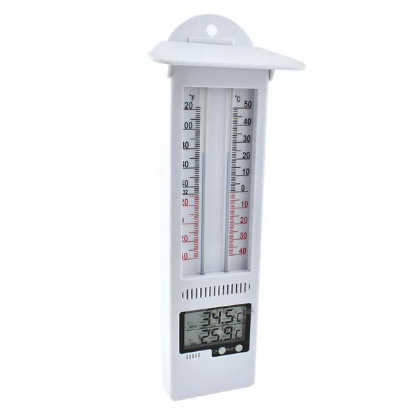 Gardman Digital & Analogue Min/Max Thermometer (Mercury Free) - DeWaldens Garden Centre