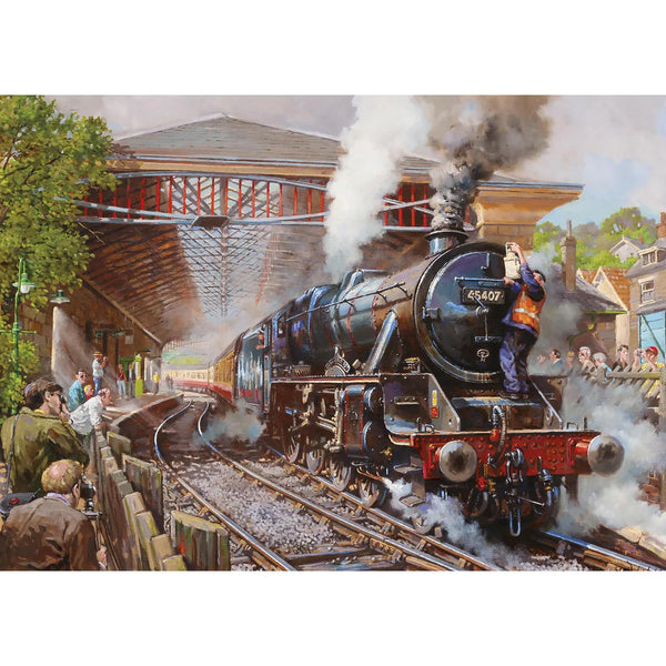 Gibsons 1000 Piece Jigsaw Puzzle - Pickering Station - DeWaldens Garden Centre