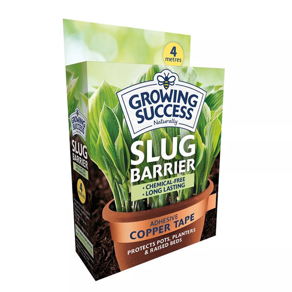 Growing Success Slug Barrier Adhesive Copper Tape - DeWaldens Garden Centre