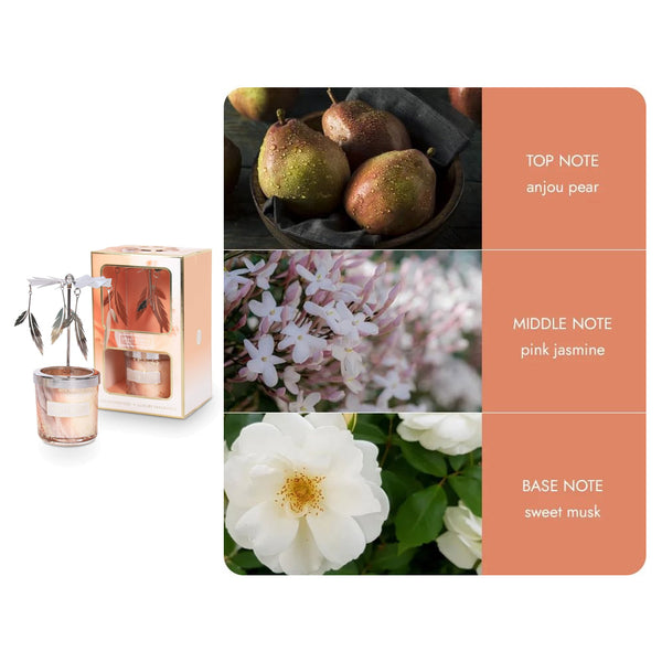 Heart & Home Mini Candle & Carousel Gift Set - DeWaldens Garden Centre