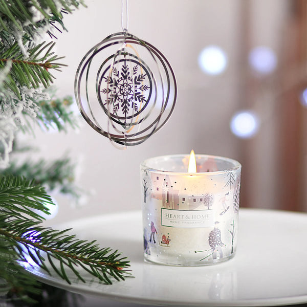 Heart & Home Winter Candle & Tree Decoration Gift Set W25 - DeWaldens Garden Centre