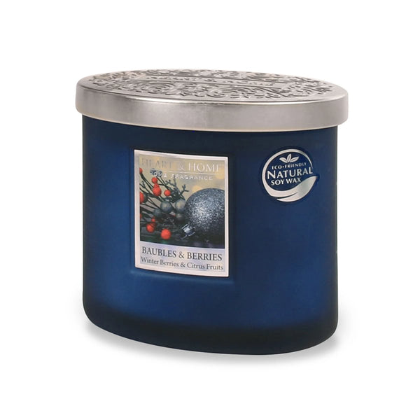 Heart & Home Winter Twin Wick Candle W25 - DeWaldens Garden Centre