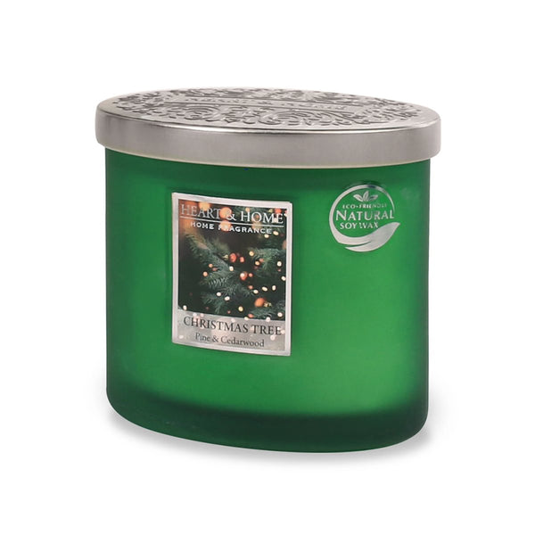 Heart & Home Winter Twin Wick Candle W25 - DeWaldens Garden Centre